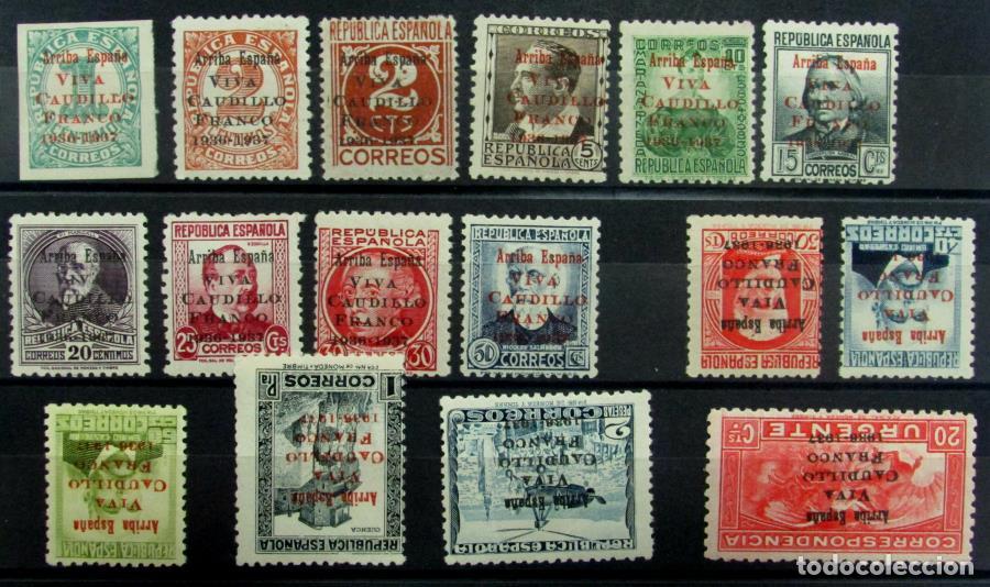 Timbres: EDIFIL 1-16 Bonita serie, 6 sellos Falsos dictamen COMEX.