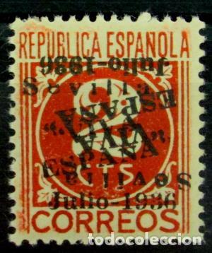 Timbres: EDIFIL 19 hhi Precioso, doble sobrecarga una invertida.