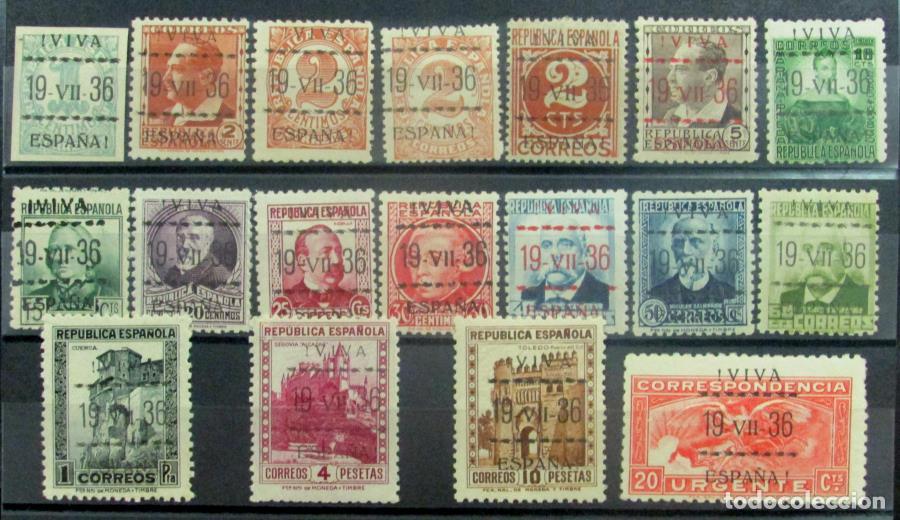 Timbres: EDIFIL 1-18 Muy bonita serie tipo I.