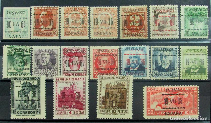 Timbres: EDIFIL 1-18 Muy bonita serie, 5 valores bajos con charnela tipo II.