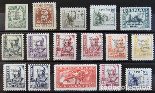 Stamps: EDIFIL 1-16 Preciosa serie, rara. Certificado Comex.