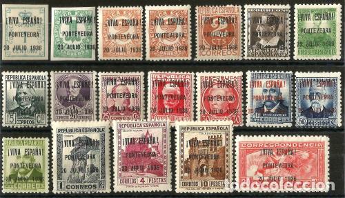 Stamps: EDIFIL 1-19