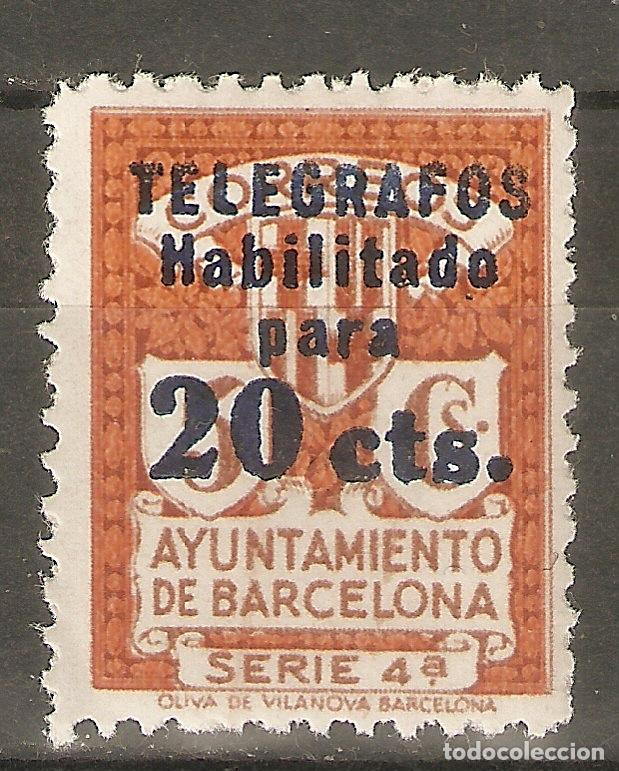 Selos: BARCELONA TELEGRAFOS 1936 EDIFIL 11** SIN FIJASELLOS VALOR 48 &euro;