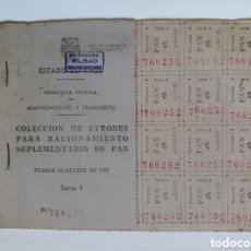 Sellos: CUPONES PARA RACIONAMIENTO SUPLEMENTARIO DE PAN (1947) - BILBAO - GUERRA CIVIL POSTGUERRA