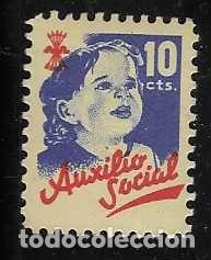 Timbres: VI&Ntilde;ETA.- 10 CTS- AUXILIO SOCIAL-- VER FOTOS