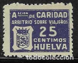 Timbres: HUELVA.- 25 CTS- CARIDAD..- VARIEDAD DE COLOR-- VER FOTOS
