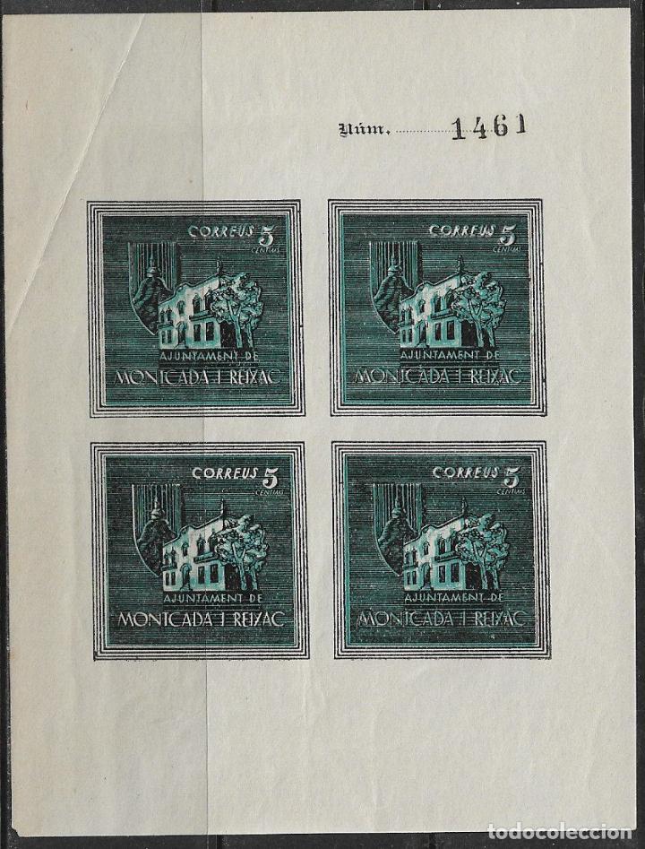 Timbres: sellos locales Guerra Civil, Barcelona, MONTCADA i REIXACH, FESOFI n&ordm; 29 * *