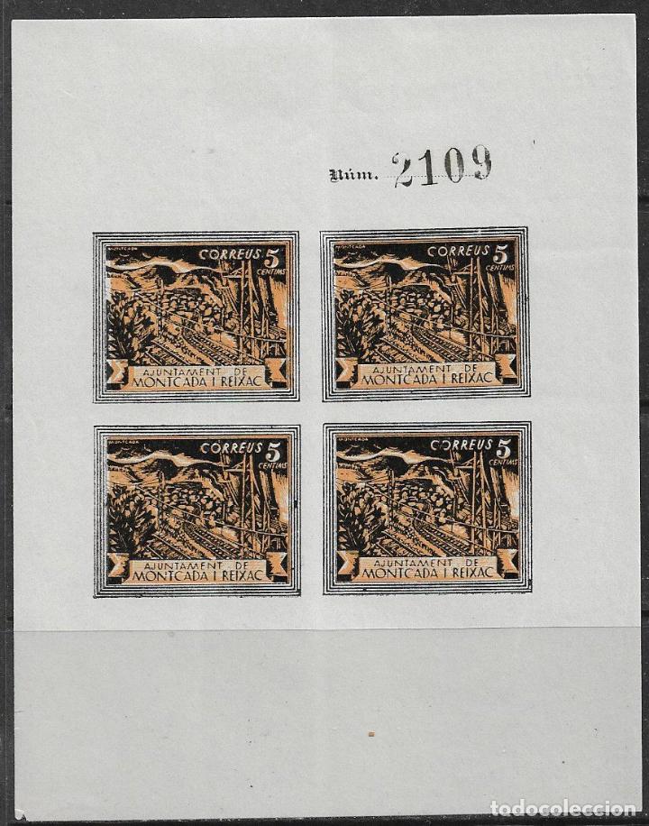 Timbres: sellos locales Guerra Civil, Barcelona, MONTCADA i REIXACH, FESOFI n&ordm; 24 * *