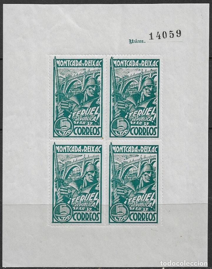 Timbres: sellos locales Guerra Civil, Barcelona, MONTCADA i REIXACH, FESOFI n&ordm; 30 * *