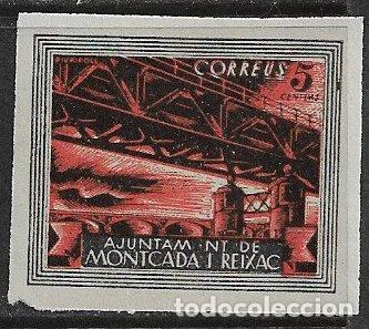 Timbres: sellos locales Guerra Civil, Barcelona, MONTCADA i REIXACH, FESOFI n&ordm; SH22 * *