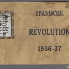Sellos: CARNET --SPANISCHE REVOLUTION- CON 21 SELLO FOTOS- GUERRA CIVIL ESPAÑOLA.- CON GOMA, VER FOTOS