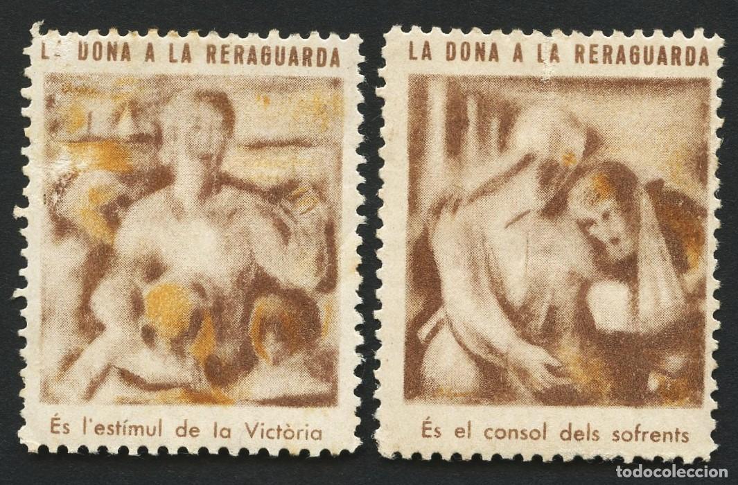 Selos: GUERRA CIVIL, VI&Ntilde;ETA, LA DONA A LA RERAGUARDA, (2)