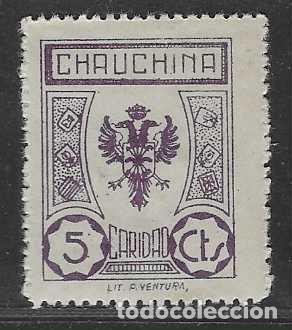 Selos: CHAUCHINA-GRANADA- 5 CTS.-,-CARIDAD- VER FOTO