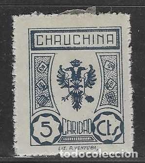Selos: CHAUCHINA-GRANADA- 5 CTS.-,-CARIDAD- VER FOTO