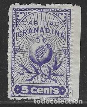 Timbres: GRANADA- 5 CTS- -CARIDAD GRANADINA- VER FOTO