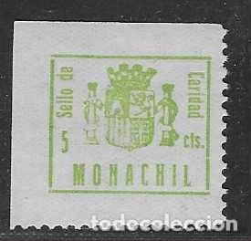 Timbres: MONACHIL-GRANADA- 5 CTS, VARIEDAD DE COLOR-CARIDAD-VER FOTO