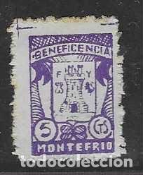 Selos: MONTEFRIO,-GRANADA- 5 CTS,-- BENEFICENCIA-VER FOTO