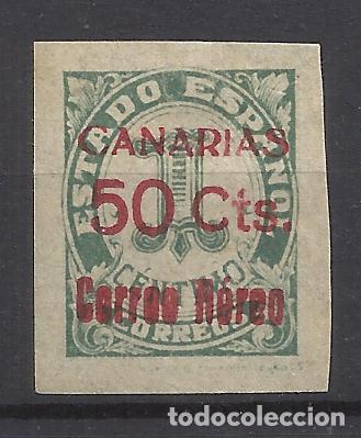 Stamps: canarias correo aereo 1938 edifil 37 NUEVO* valor 2018 catalogo 9.- euros