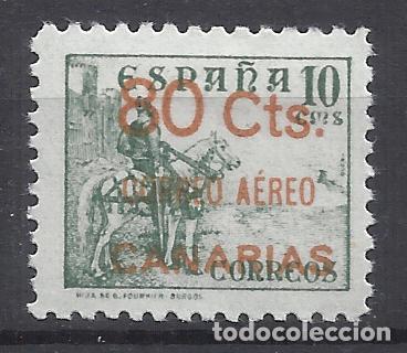 Stamps: canarias correo aereo 1937 edifil 35 NUEVO* valor 2018 catalogo 3.25 euros