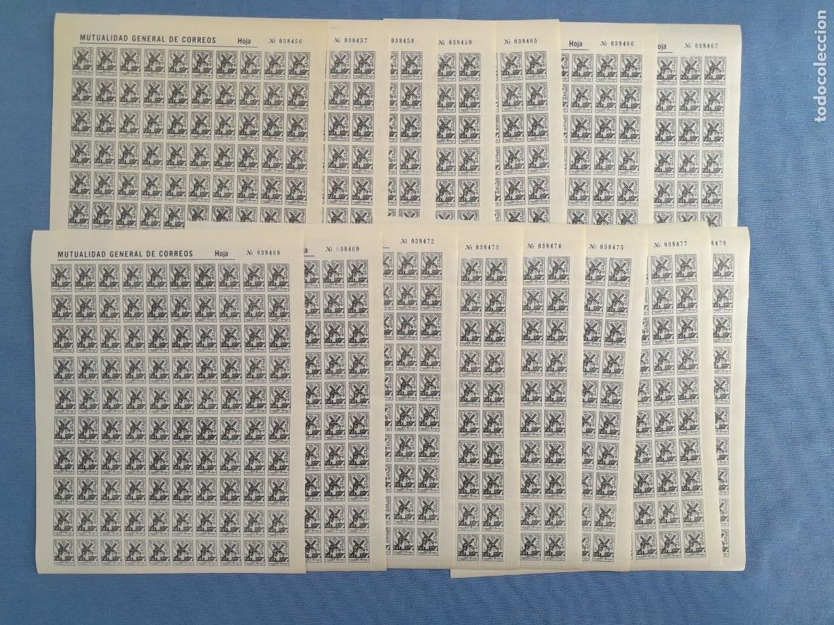 Briefmarken: 15 Pliego 5 Pts Mutualidad General de Correos