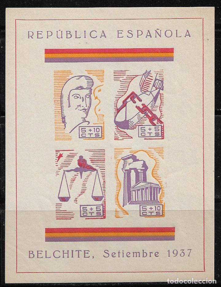 Selos: LOCALES, Guerra Civil, Zaragoza BELCHITE, FESOFI n&ordm; 1s * *