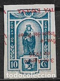 Briefmarken: LOCALES, Guerra Civil, Zaragoza ZARAGOZA, FESOFI n&ordm; 10sdi * * no catalogado