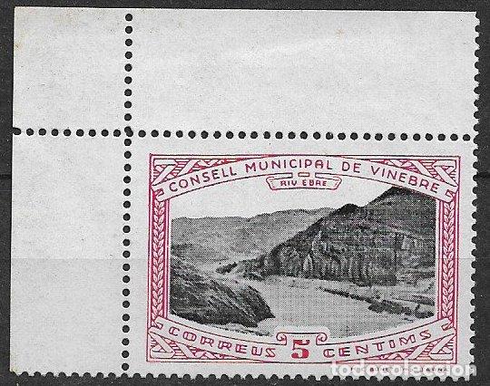 Briefmarken: LOCALES, Guerra Civil, Tarragona VINEBRE, FESOFI n&ordm; 7 * * lujo
