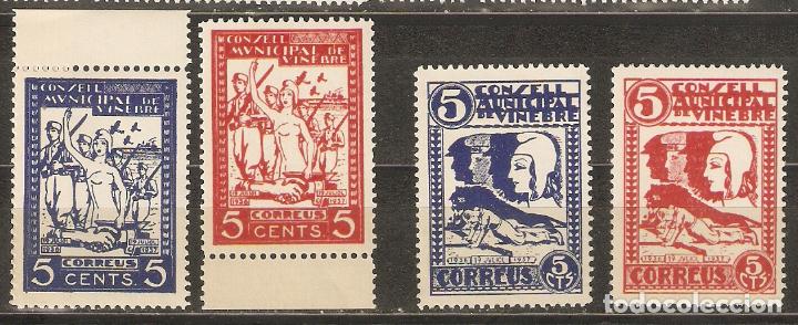 Briefmarken: PATRIOTICOS VINEBRE 4 VALORES NUEVOS DIFERENTES