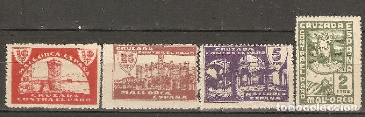 Briefmarken: PATRIOTICOS MALLORCA 4 DIFERENTES NUEVOS