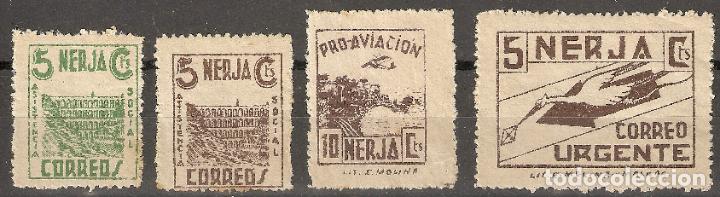 Briefmarken: PATRIOTICOS 4 DIFERENTES DE NERJA NUEVOS
