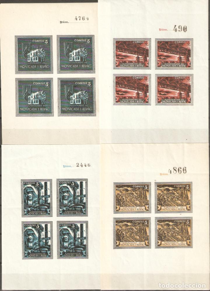 Briefmarken: PATRIOTICOS HOJITAS DE MONTCADA Y REIXAC SERIE DE 4 NUEVAS