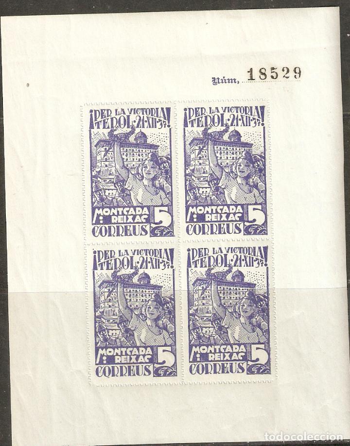 Briefmarken: PATRIOTICOS HOJITAS DE MONTCADA Y REIXAC NUEVA