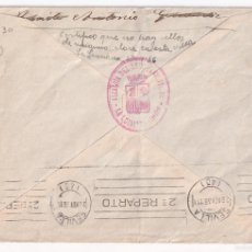 Sellos: SOBRE. NO HAY SELLOS. FRANQUICIA DEL AYUNTAMIENTO DE LUISIANA, SEVILLA. 1936