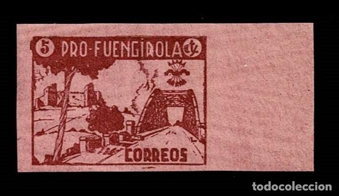 Briefmarken: Guerra Civil Fuengirola PRO FUENGIROLA Fesofi n&ordm; 3 SIN DENTAR (NO CATALOGADO) Valor 5 cts Sin fijas