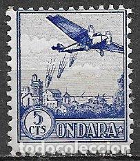 Timbres: Guerra Civil, Sellos locales. Alicante. ONDARA. FESOFI n&ordm; SH 1, 5 cts * *
