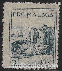 Timbres: Guerra Civil, Sellos locales. M&aacute;laga. M&Aacute;LAGA. FESOFI n&ordm; 40 (*)