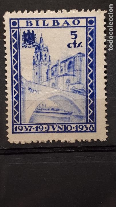 Sellos: LOCAL. BILBAO **. 1938 - Foto 1