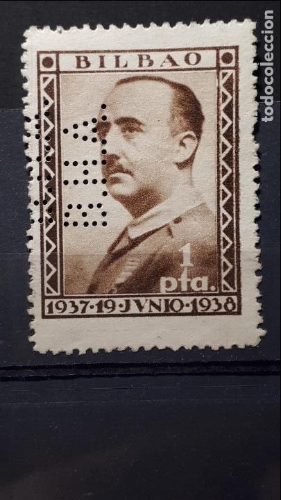 Sellos: LOCAL. BILBAO &deg;. 1938 - Foto 1