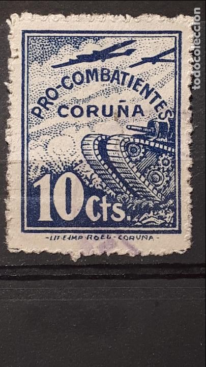 Sellos: ESPA&Ntilde;A. Local. CORU&Ntilde;A &deg;. - Foto 1