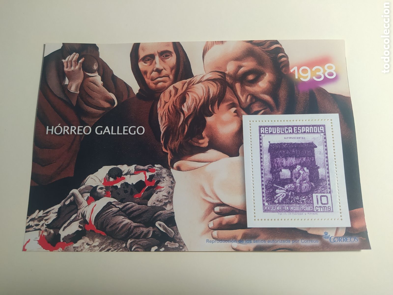 Francobolli: HOJA 29. H&Oacute;RREO GALLEGO 1938. LA GUERRA CIVIL ESPA&Ntilde;OLA EN SELLOS. EL MUNDO, A&Ntilde;O 2006
