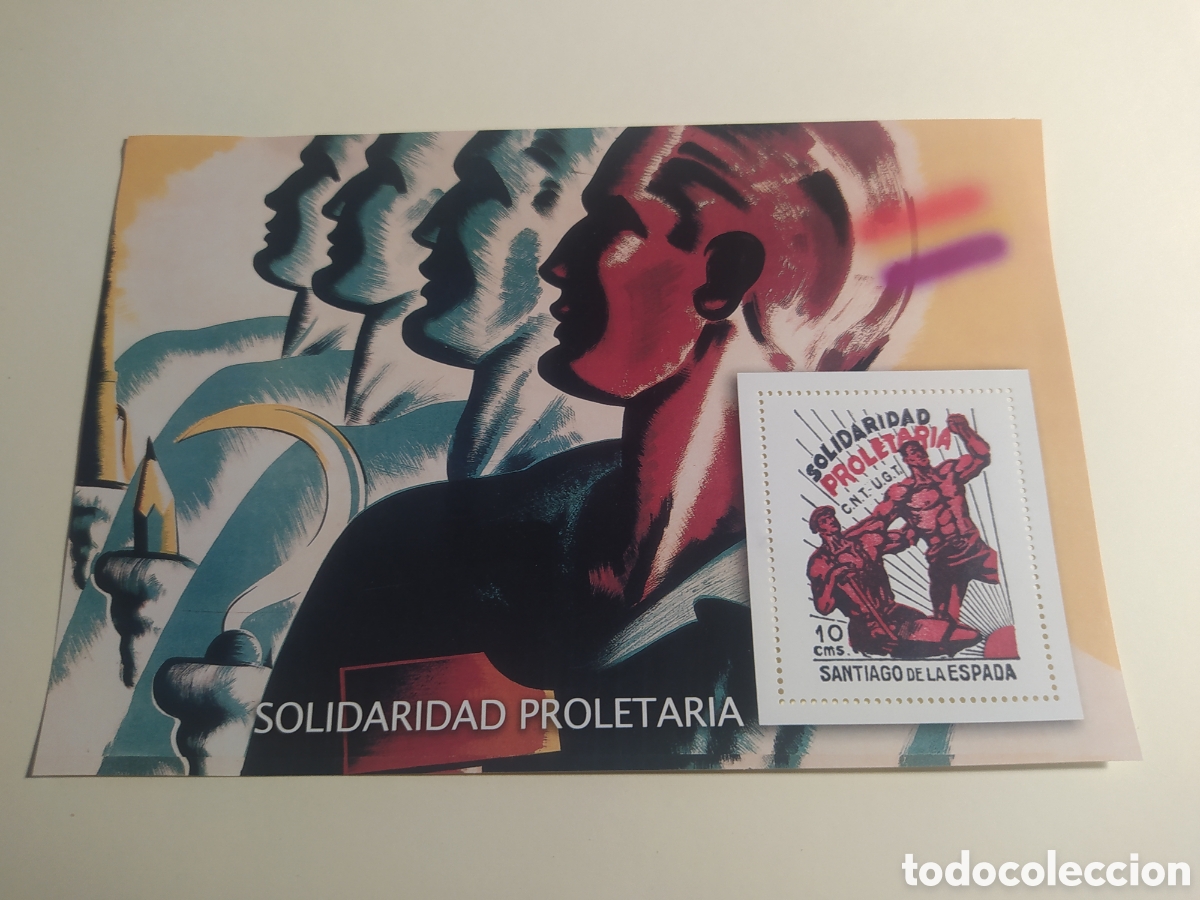 Francobolli: HOJA 55. SOLIDARIDAD PROLIETARIA. LA GUERRA CIVIL ESPA&Ntilde;OLA EN SELLOS. EL MUNDO, A&Ntilde;O 2006