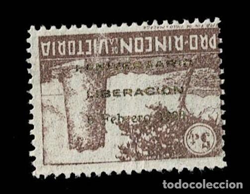 Selos: Guerra Civil RINCON DE LA VICTORIA Galvez n&ordm; B736i Scga. ORO Variedad Scga. INVERTIDA Sin fijasellos