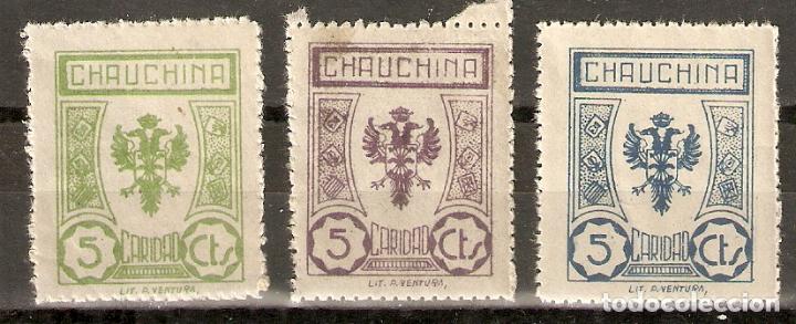 Selos: LOCALES. CHAUCHINA SERIE DE 3 NUEVOS