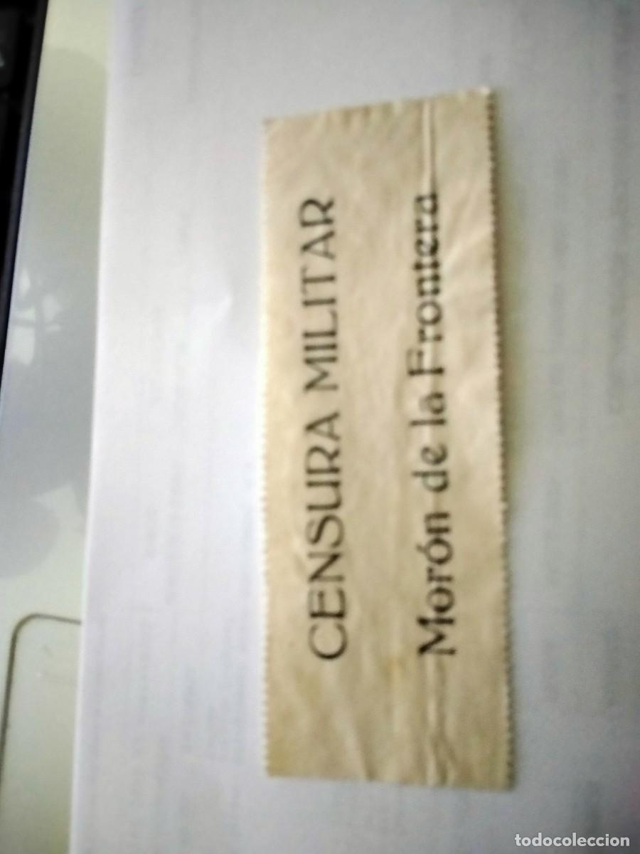 Selos: sello censura miltar de moron de la frontera