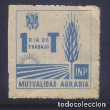 Timbres: S-09401- MUTUALIDAD AGRARIA. 1 D&Iacute;A DE TRABAJO.