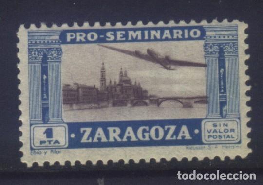Briefmarken: S-09597- PRO SEMINARIO DE ZARAGOZA.