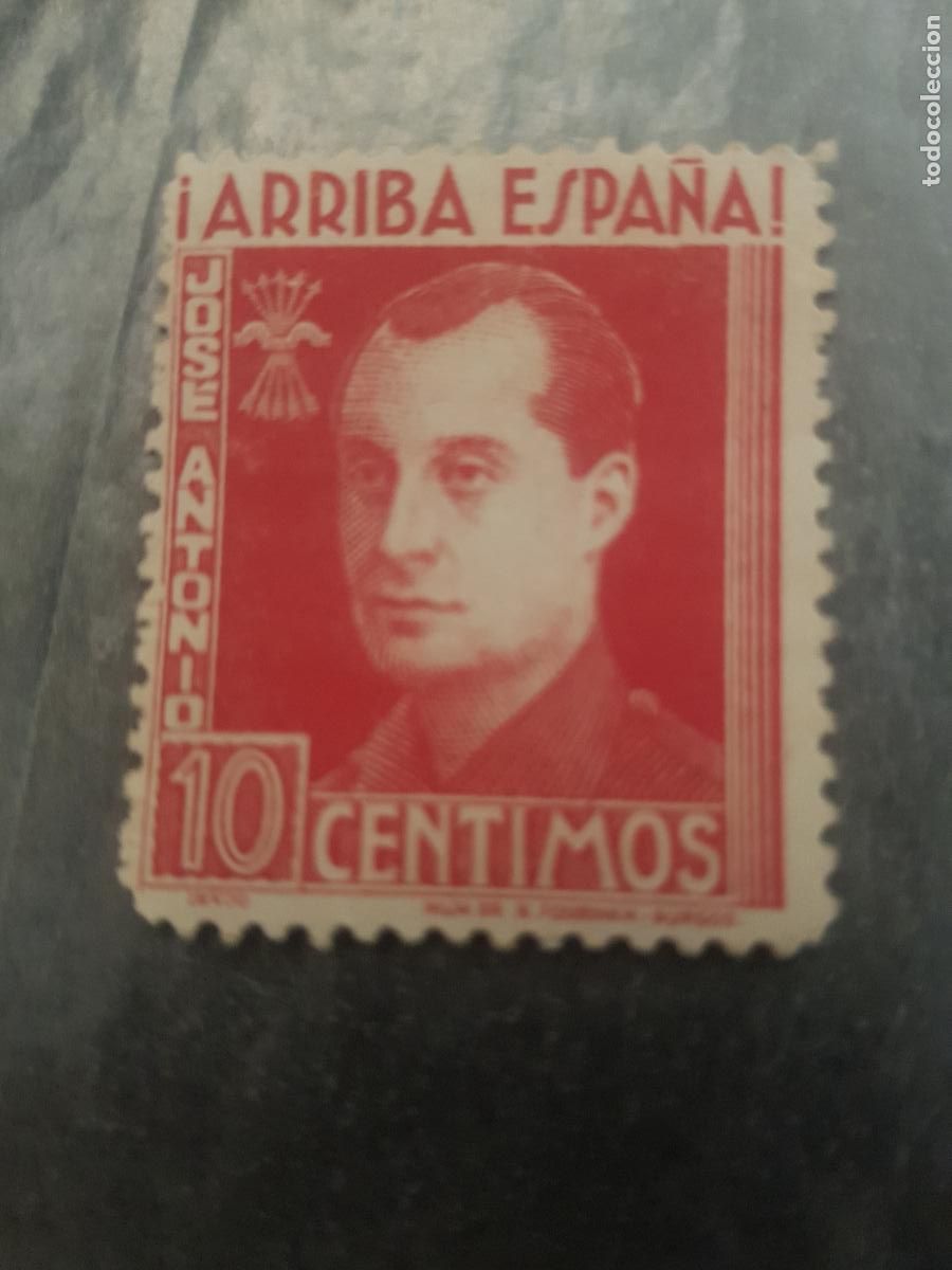 Sellos: ARRIBA ESPA&Ntilde;A-JOSE ANTONIO PRIMO DE RIBERA - Foto 1