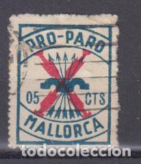 Sellos: Pro Paro Mallorca. 5 C&eacute;ntimos. Usado - Foto 1