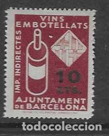 Selos: BARCELONA, 10 CTS- VINS EMBOTELLATS-VER FOTOS