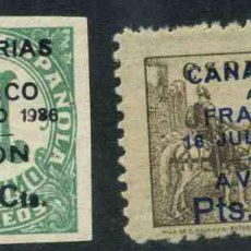 Sellos: ESPAÑA - CANARIAS - 1937 (ED. 11-13)